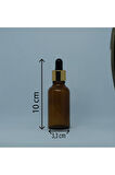 DAMLALIKLI 30 ML 3 ADET AMBER ŞİŞE