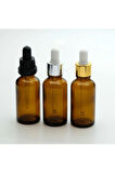 DAMLALIKLI 30 ML 10 ADET AMBER ŞİŞE