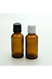 DAMLALIKLI İÇTEN 30 ML 5 ADET AMBER ŞİŞE