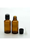 DAMLALIKLI İÇTEN 50 ML 3 ADET AMBER ŞİŞE