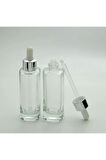 DAMLALIKLI ÖZEL 50 ML 2 ADET ŞEFFAF ŞİŞE