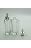 DAMLALIKLI ÖZEL 50 ML 5 ADET ŞEFFAF ŞİŞE