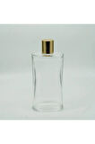 KOLONYA ŞİŞESİ 160 ML 3 ADET ŞEFFAF BOŞ OVAL ŞİŞE