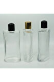 KOLONYA ŞİŞESİ 160 ML 5 ADET ŞEFFAF BOŞ OVAL ŞİŞE