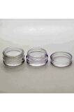 KREM KUTUSU 5 ML (20 ADET) BOŞ ŞEFFAF PLASTİK ŞİŞE