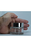 KREM KUTUSU 50 ML (20 ADET) ŞEFFAF GRİ KAPAKLI KAVANOZ