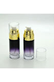 LOSYON VE KREM ŞİŞESİ 40 ML (20 ADET) SİYAH SARI KAPAKLI BOŞ ŞİŞE