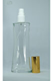 PARFÜM ŞİŞESİ 100 ML (2 ADET) EYFEL SARI KAPAK PLASTİK VALF BOŞ ŞİŞE