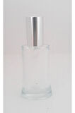 PARFÜM ŞİŞESİ 100 ML (2 ADET) EYFEL GRİ KAPAK PLASTİK VALF BOŞ ŞİŞE