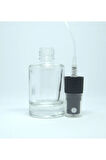 BOŞ PARFÜM VE KOLONYA ŞİŞESİ 12 ML (3 ADET) BOŞ PLASTİK SİYAH SPREY
