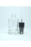BOŞ PARFÜM VE KOLONYA ŞİŞESİ 12 ML (10 ADET) BOŞ PLATİK SİYAH SPREY