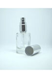 BOŞ PARFÜM VE KOLONYA ŞİŞESİ 12 ML (5 ADET) BOŞ METAL GRİ SPREY