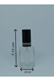BOŞ PARFÜM VE KOLONYA ŞİŞESİ 12 ML (10 ADET) BOŞ METAL SİYAH SPREY