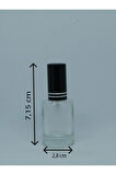 BOŞ PARFÜM VE KOLONYA ŞİŞESİ 12 ML (3 ADET) BOŞ METAL SİYAH SPREY