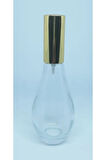 PARFÜM ŞİŞESİ 70 ML (4 ADET) BOŞ AMPUL ŞİŞE SARI METAL VALF VE KAPAK