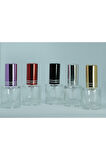 BOŞ PARFÜM VE KOLONYA ŞİŞESİ 5 ML 5 ADET BOŞ CAM SARI METAL SPREY ŞİŞE