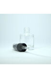 BOŞ PARFÜM VE KOLONYA ŞİŞESİ 5 ML 5 ADET BOŞ CAM SİYAH SPREY ŞİŞE