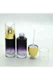 BOŞ KREM VE LOSYON ŞİŞESİ 40 ML (10 ADET) SİYAH SARI KAPAKLI BOŞ ŞİŞE