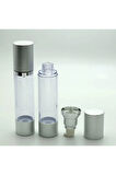 BOŞ KREM VE LOSYON ŞİŞESİ 50 ML (4 ADET) BOŞ AİRLESS ŞİŞE