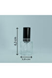Boş Parfüm Şişesi 7 ml (3 ADET) Metal Sprey Ve Kapak Boş