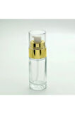 BOŞ KREM VE LOSYON ŞİŞESİ 40 ML (10 ADET) ŞEFFAF SARI KAPAKLI BOŞ ŞİŞE