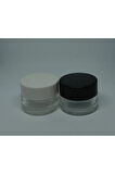 BOŞ KREM KAVANOZU 10 ML (5 ADET) BOŞ ŞEFFAF KUTU