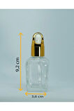 BOŞ DAMLALIKLI 35 ML (5 ADET) ÖZEL GOLD ŞİŞE