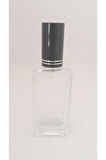 BOŞ PARFÜM ŞİŞESİ 50 ML (3 ADET) SİYAH KAPAK METAL VALF IPHONE BOŞ ŞİŞE