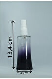 BOŞ PARFÜM ŞİŞESİ 50 ML (10 ADET) ŞEFFAF KAPAKLI SİYAHEYFEL BOŞ ŞİŞE