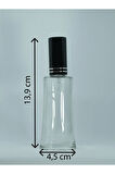 BOŞ PARFÜM ŞİŞESİ 50 ML (5 ADET) SİYAH KAPAK PLASTİK VALF EYFEL BOŞ ŞİŞE