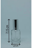 PARFÜM ŞİŞESİ 12 ML (3 ADET) GENİŞ SARI BOŞ ŞİŞE