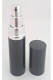 PARFÜM ŞİŞESİ 20 ML (3 ADET) ALÜMİNYUM SİYAH BOŞ ŞİŞE