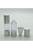 BOŞ KREM VE LOSYON ŞİŞESİ 30 ML (4 ADET) AİRLESS BOŞ ŞİŞE