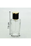 PARFÜM ŞİŞESİ 50 ML 10 ADET KONİK SİLİNDİR KOLAY KAPAMA MODEL