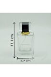 PARFÜM ŞİŞESİ 50 ML 10 ADET DAMLA ETİKETLİ KOLAY KAPAMA MODEL