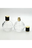 PARFÜM ŞİŞESİ 100 ML 10 ADET TOP DESENLİ KOLAY KAPAMA MODEL