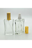 BOŞ PARFÜM ŞİŞESİ 100 ML (5 ADET) İÇBÜKEYI METAL KAPAK PLASTİK VALF İÇBÜKEY BOŞ ŞİŞE