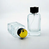 BOŞ PARFÜM ŞİŞESİ 100 ML KLASS (3 ADET) (SPREY APARAT İLE KAPATILIR-KOLAY KAPAMA) BOŞ ŞİŞE