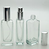 BOŞ PARFÜM ŞİŞESİ 50 ML (3 ADET) IPHONE (TEKRAR DOLDURULABİLİR ÇEVİRMELİ SPREY) METAL VALF VE KAPAK BOŞ ŞİŞE