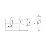 İto 754t/68k Bilyalı Mandallı Silindir 26/10/32 Mm