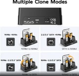 K310CL M.2 NVME SSD/SATA HDD CLONER