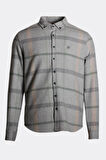Erkek Kışlık Oduncu Gömlek Gri 7205