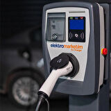 Elektromarketim 22kW 3 Faz 32A Tip 2 Soketli Elektrikli Araç Şarj İstasyonu Duvar Tipi