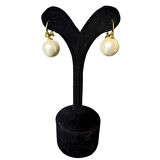 Uretti - İREM 3914 4143 Orta Boy İnci Küpe