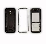 Nokia 7210s Kapak Nokia 7210 uyumlu Siyah ön Kapak Arka Kapak ve Tuş Takımı