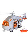Oyuncak Kurtarma Helikopteri Sesli Işıklı Hlikopter 1:20 Ölçek