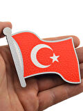 Dalgalı Türkiye Bayrak - Cırt - Patch - Peç - Arma