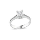 Altın Tektaş Yüzük