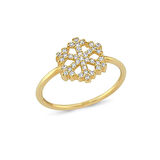 Altın Kar Tanesi Yüzük