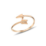 Altın Ok Yüzük 1,19 Gram